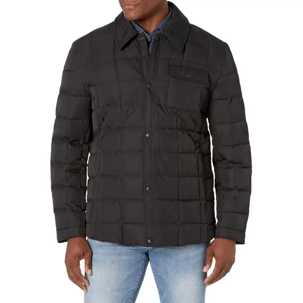 imageCole Haan Signature Mens Down Shirt JacketBlack