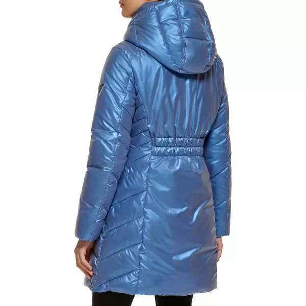 imageGUESS Womens Midweight Puffer JacketDuvet Blue