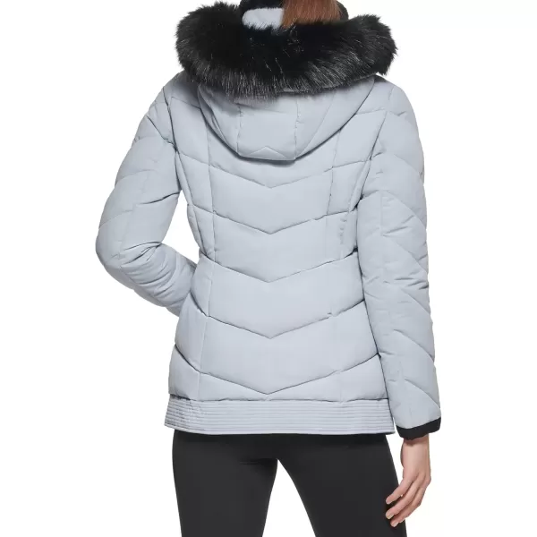 imageGUESS Womens Midweight Puffer JacketHooded Sterling