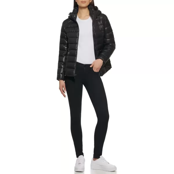 imageGUESS Womens Midweight Puffer JacketQuilted Black 2