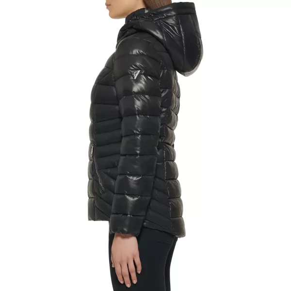 imageGUESS Womens Midweight Puffer JacketQuilted Black 2