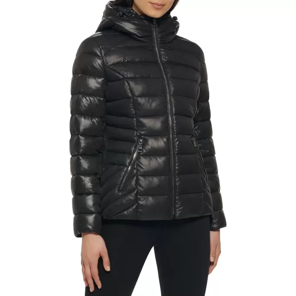 imageGUESS Womens Midweight Puffer JacketQuilted Black 2