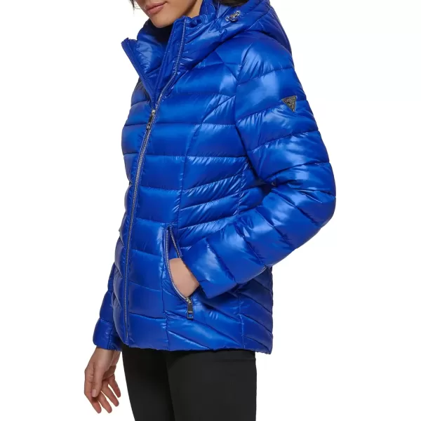 imageGUESS Womens Midweight Puffer JacketQuilted Indigo 2