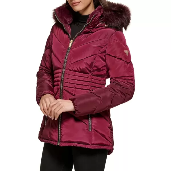 imageGUESS Womens Midweight Puffer JacketShort Puffer Jam