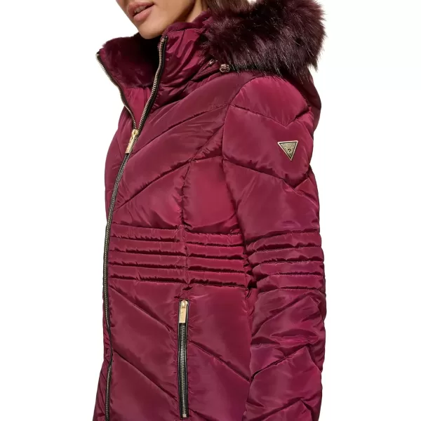 imageGUESS Womens Midweight Puffer JacketShort Puffer Jam