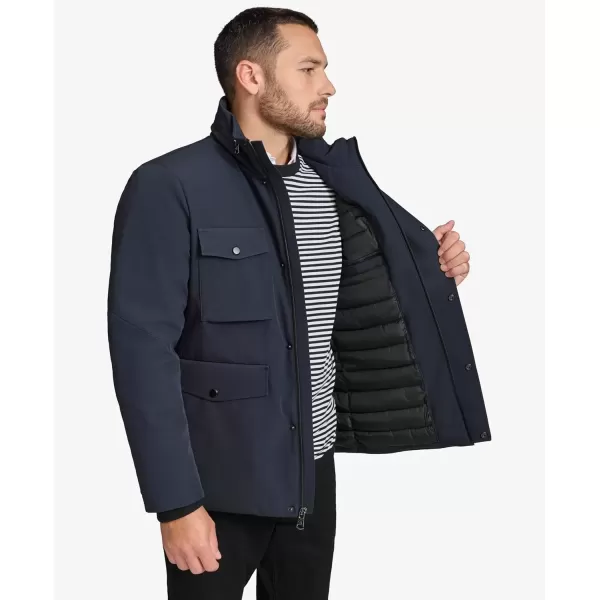 imageCalvin Klein Mens Everyday Essential Water Resistant JacketTrue Navy