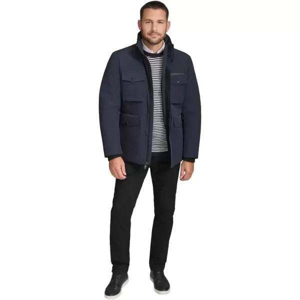 imageCalvin Klein Mens Everyday Essential Water Resistant JacketTrue Navy