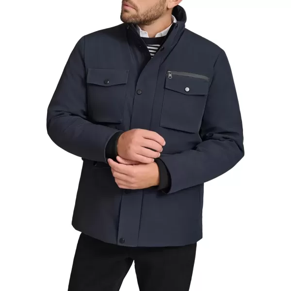 imageCalvin Klein Mens Everyday Essential Water Resistant JacketTrue Navy