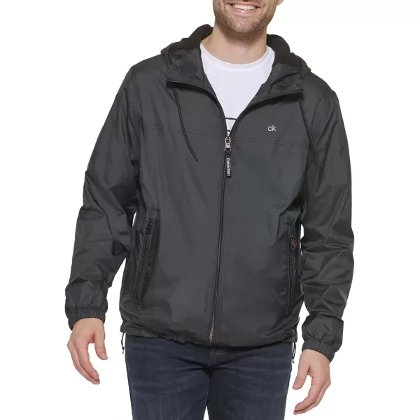 imageCalvin Klein Mens Hooded WindbreakerWindbreaker Black