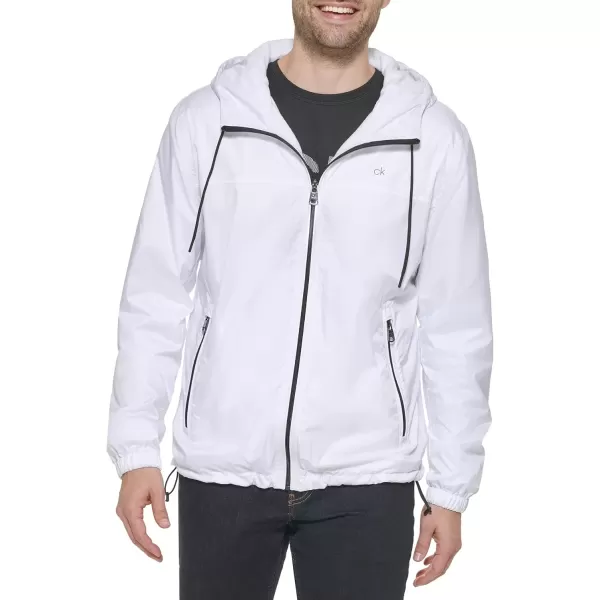 imageCalvin Klein Mens Hooded WindbreakerWindbreaker White