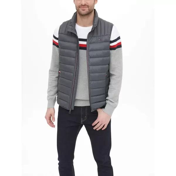 imageTommy Hilfiger Mens Legacy Lightweight Packable Puffer Vest JacketCharcoal