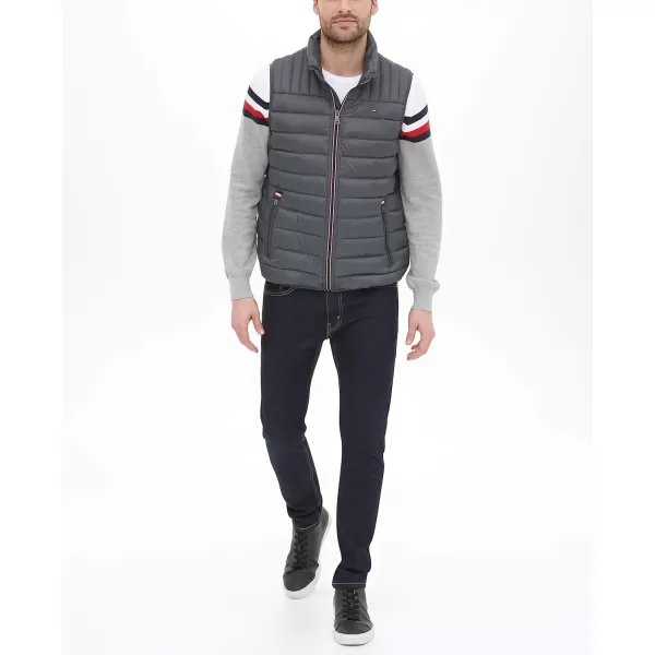 imageTommy Hilfiger Mens Legacy Lightweight Packable Puffer Vest JacketCharcoal