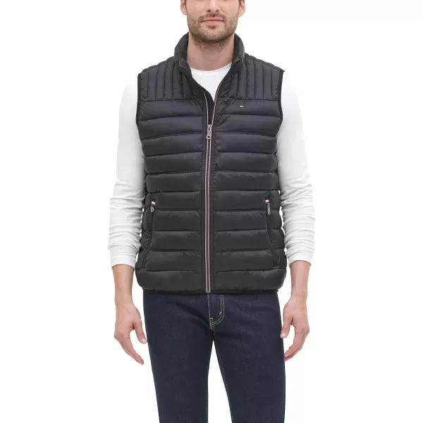 imageTommy Hilfiger Mens Legacy Lightweight Packable Puffer Vest JacketOld Black