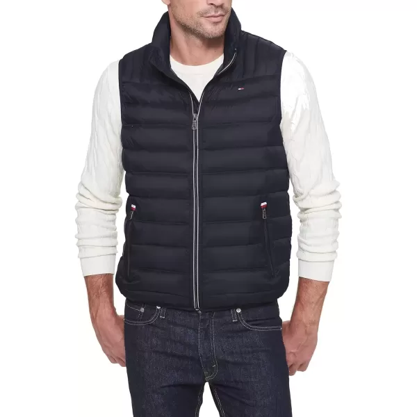 imageTommy Hilfiger Mens Legacy Lightweight Packable Puffer Vest JacketOld Midnight