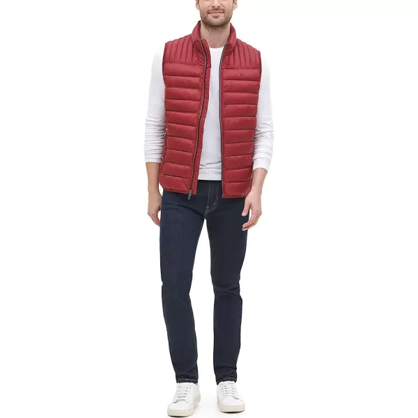 imageTommy Hilfiger Mens Legacy Lightweight Packable Puffer Vest JacketRed