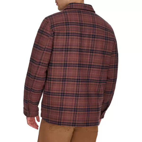 imageLevis Mens Classic Plaid Shirt JacketBitter Chocolate Plaid Filled