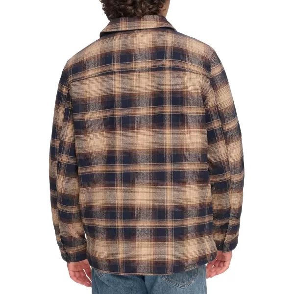 imageLevis Mens Classic Plaid Shirt JacketDriftwood Plaid