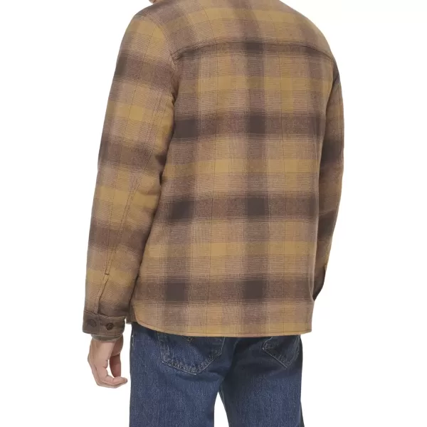 imageLevis Mens Classic Plaid Shirt JacketJava Ombre Plaid