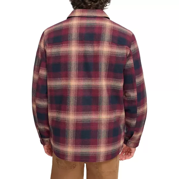 imageLevis Mens Classic Plaid Shirt JacketRed Ombre Plaid