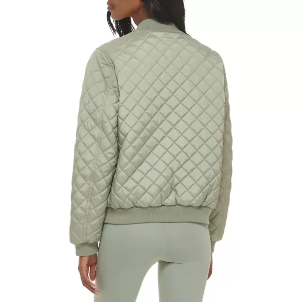 imageLevis Womens Diamond Quilted Bomber Jacket Regular ampamp Plus SizeSeafoam Sherpa Lined