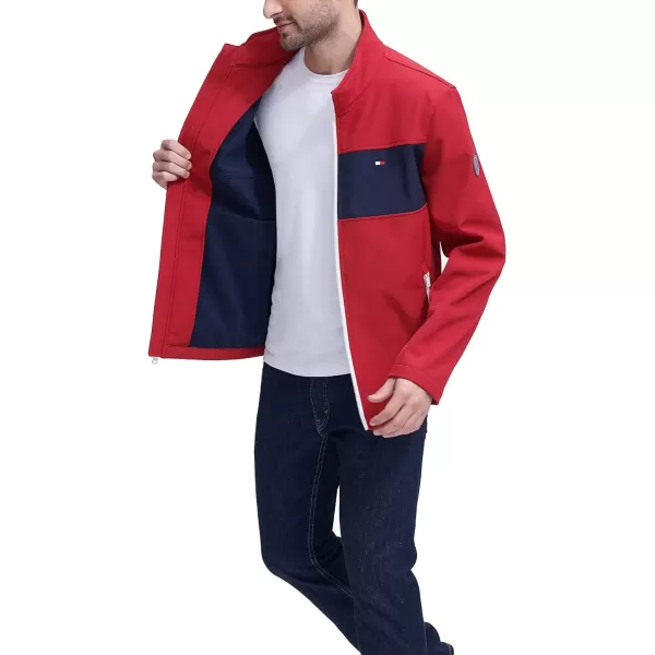 imageTommy Hilfiger Mens Active Soft Shell JacketRed Two Tone Flag