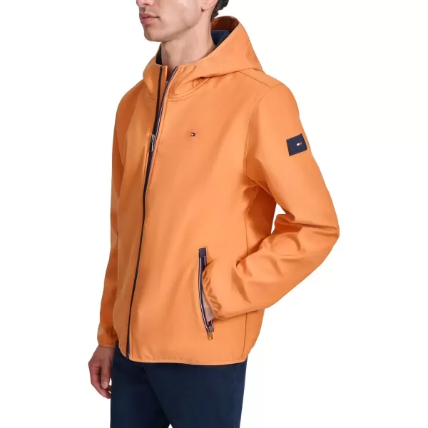 imageTommy Hilfiger Mens Hooded Performance Soft Shell JacketOrange