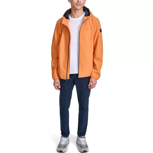 imageTommy Hilfiger Mens Hooded Performance Soft Shell JacketOrange