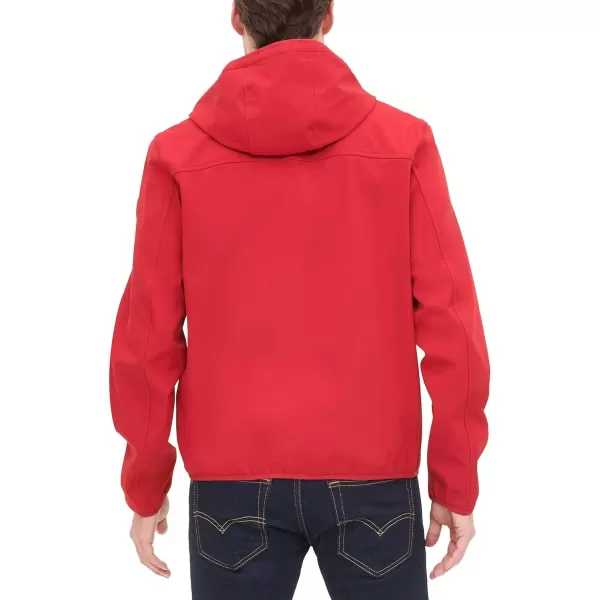 imageTommy Hilfiger Mens Hooded Performance Soft Shell JacketRed