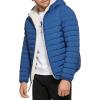 imageCalvin Klein mens Midweight Sherpa Lined PufferHooded Down Blue