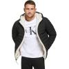 imageCalvin Klein mens Midweight Sherpa Lined PufferHooded Down Ebony