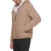 imageCalvin Klein mens Midweight Sherpa Lined PufferHooded Down Tan