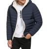 imageCalvin Klein mens Midweight Sherpa Lined PufferHooded Down True Navy