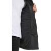 imageKenneth Cole Mens Double Breasted Bib PeacoatInner Quilted Charcoal