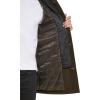 imageKenneth Cole Mens Double Breasted Bib PeacoatInner Quilted Olive