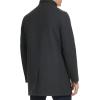 imageKenneth Cole Mens Double Breasted Bib PeacoatWater Resistant Charcoal