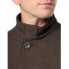 imageKenneth Cole Mens Double Breasted Bib PeacoatWater Resistant Medium Brown