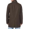 imageKenneth Cole Mens Double Breasted Bib PeacoatWater Resistant Medium Brown