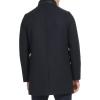 imageKenneth Cole Mens Double Breasted Bib PeacoatWater Resistant Navy