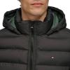 imageTommy Hilfiger Mens Hooded Puffer Jacket Standard and Big ampamp TallBlack