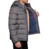 imageTommy Hilfiger Mens Hooded Puffer Jacket Standard and Big ampamp TallCharcoal