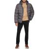 imageTommy Hilfiger Mens Hooded Puffer Jacket Standard and Big ampamp TallCharcoal