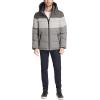 imageTommy Hilfiger Mens Hooded Puffer Jacket Standard and Big ampamp TallGrey Melange