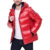 imageTommy Hilfiger Mens Hooded Puffer Jacket Standard and Big ampamp TallNew Pearlized Red