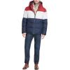 imageTommy Hilfiger Mens Hooded Puffer Jacket Standard and Big ampamp TallNew RedIceNavy