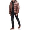 imageTommy Hilfiger Mens Hooded Puffer Jacket Standard and Big ampamp TallPearlized Brown