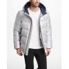 imageTommy Hilfiger Mens Hooded Puffer Jacket Standard and Big ampamp TallPearlized Grey