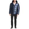 imageTommy Hilfiger Mens Hooded Puffer Jacket Standard and Big ampamp TallPearlized Navy