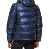 imageTommy Hilfiger Mens Hooded Puffer Jacket Standard and Big ampamp TallPearlized Navy Tommy Flag