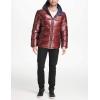 imageTommy Hilfiger Mens Hooded Puffer Jacket Standard and Big ampamp TallPearlized Red Pepper