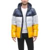imageTommy Hilfiger Mens Hooded Puffer Jacket Standard and Big ampamp TallPearlized YellowNavy